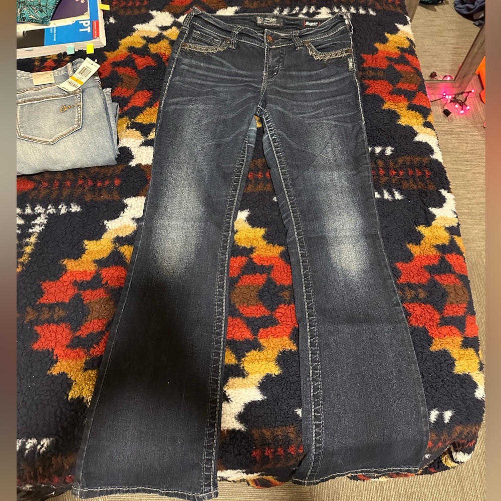Silver jeans